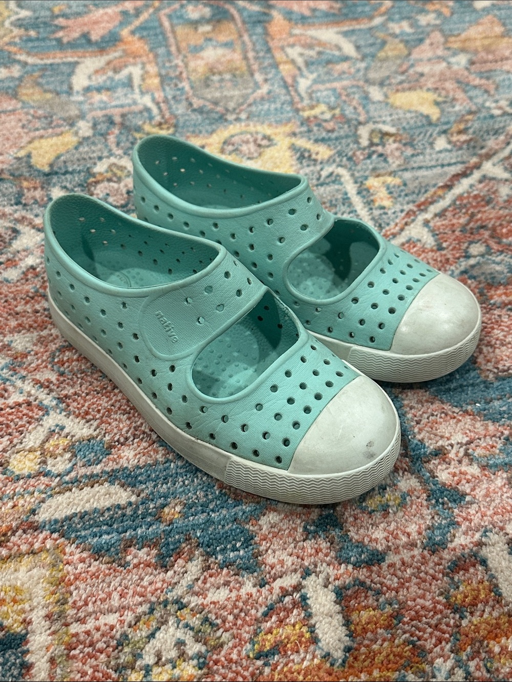 Native Teal Mary Jane Sneakers
